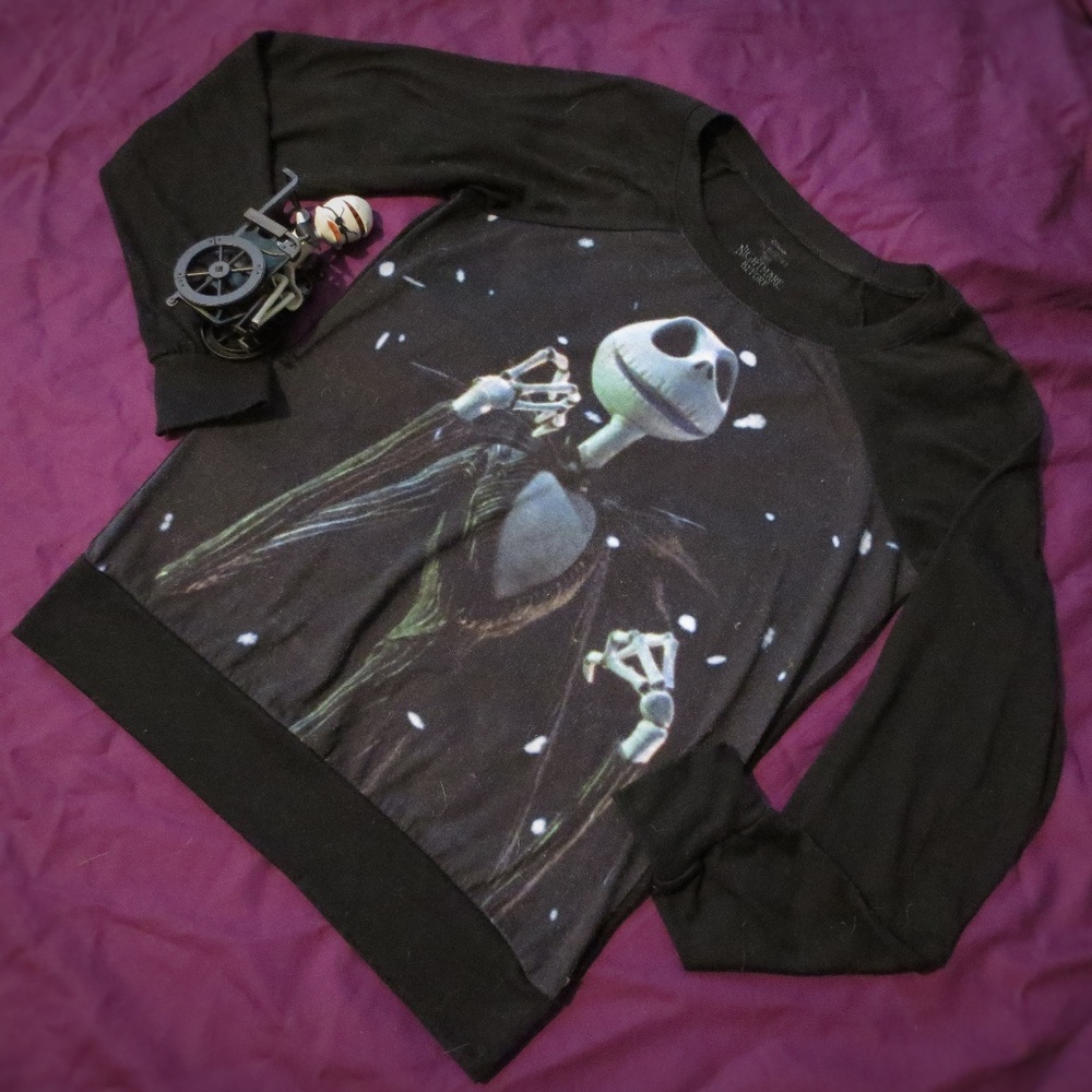Disney' Nightmare Before Christmas Long Sleeve Top